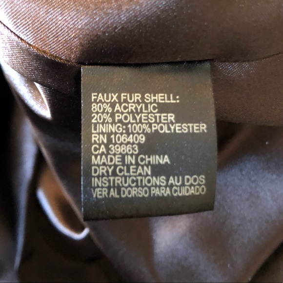 Tahari Arthur S. Levine Faux Fur Evening Coat - Picture 6 of 8